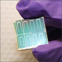 A new transparent conductive oxide improves infrared light gathering in solar cells, improving optical-to-electrical conversion efficiency.