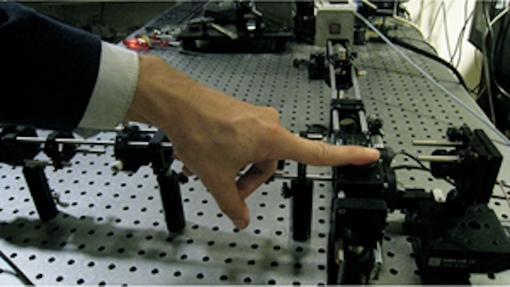A new fingerprint sensor or scanner based on full-field optical coherence tomography (FF-OCT) uses an inexpensive fast camera. (Image credit: E. Auksorius, Langevin Institute)