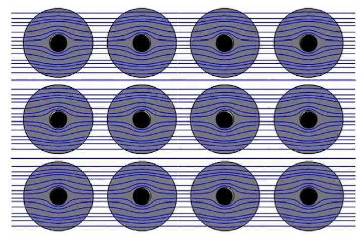 2D broadband invisibility-cloak array works in the visible spectral region