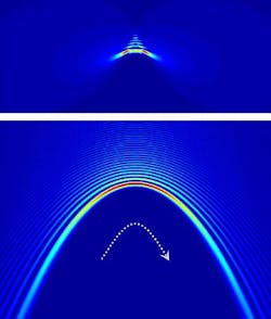 Weber beams beat the paraxial limit of Airy beams