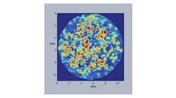 FIGURE 1. Near infrared chemical imaging can show the composition inside a pharmaceutical tablet. FIGURE 1. Near infrared chemical imaging can show the composition inside a pharmaceutical tablet.