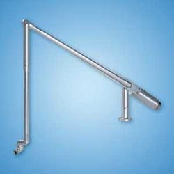 The articulated arm is used as a flexible delivery system where preserving the mode quality is essential or suitably transmitting optical fiber material is not readily available. The articulated arm is used as a flexible delivery system where preserving the mode quality is essential or suitably transmitting optical fiber material is not readily available.