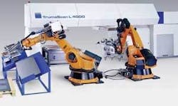 FIGURE 3. TRUMPF’s version of a CO2 remote laser welding system. FIGURE 3. TRUMPF’s version of a CO2 remote laser welding system.