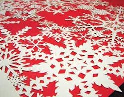 FIGURE 2. Lasers add a new level of design detail, virtually blowing the doors off traditional steel rule die cutting. FIGURE 2. Lasers add a new level of design detail, virtually blowing the doors off traditional steel rule die cutting.