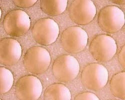 FIGURE 4. Dense array 355nm close-up—entrance. FIGURE 4. Dense array 355nm close-up—entrance.