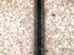 FIGURE 1b. 355-nm cut. FIGURE 1b. 355-nm cut.