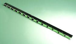 FIGURE 2. Spherical and aspheric elements, both aluminum-coated and uncoated, make up this custom plastic optic for a proprietary scanner application. FIGURE 2. Spherical and aspheric elements, both aluminum-coated and uncoated, make up this custom plastic optic for a proprietary scanner application.