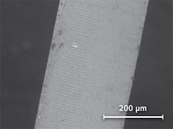 FIGURE 5. Picosecond lasers are able to cut glass for numerous applications, including ultrathin to hardened glass used in mobile displays and tablets. FIGURE 5. Picosecond lasers are able to cut glass for numerous applications, including ultrathin to hardened glass used in mobile displays and tablets.