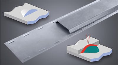 FIGURE 2. A K-joint design transforms an overlap weld into a butt weld for improved performance and optimized laser joining.