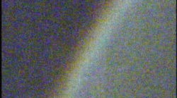 FIGURE 1. A moonbow&mdash;a rainbow formed by the light of full moon&mdash;can be successfully imaged in full color with a FLIR Tau CNV camera and a 25 mm, f/0.95 lens.