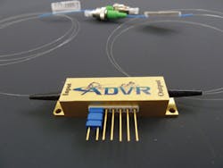 FIGURE 4. A fiber-in, fiber-out device can generate degenerate type II SPDC photon pairs at 1316 nm. FIGURE 4. A fiber-in, fiber-out device can generate degenerate type II SPDC photon pairs at 1316 nm.