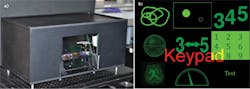 FIGURE 4. Holoxica's second-generation holographic display (a) enables free-space imaging with 3D images floating in mid-air that can change in real time (b). A Kinect motion sensor allows people to 'touch' and interact with the objects. FIGURE 4. Holoxica's second-generation holographic display (a) enables free-space imaging with 3D images floating in mid-air that can change in real time (b). A Kinect motion sensor allows people to 'touch' and interact with the objects.