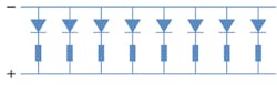 FIGURE 1. Schematic configuration of a SiPM device. FIGURE 1. Schematic configuration of a SiPM device.