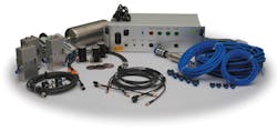 FIGURE 3. The entire EPPC system includes a number of vibration-isolation components that can be reconfigured and customized depending upon the system to be controlled.