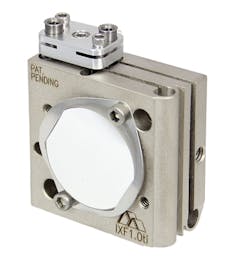 FIGURE 4. A flexure mount from Siskiyou is machined from a single piece of metal. FIGURE 4. A flexure mount from Siskiyou is machined from a single piece of metal.