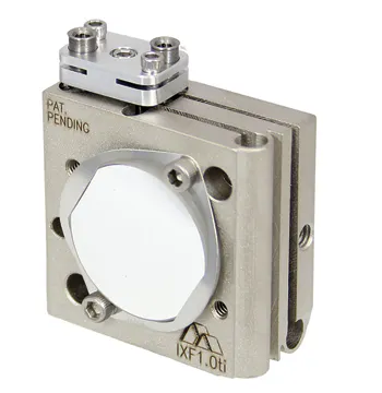 FIGURE 4. A flexure mount from Siskiyou is machined from a single piece of metal.
