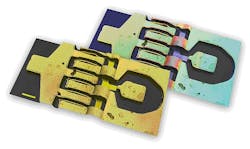 FIGURE 5. Thorough examination of MEMs structures like those shown here usually requires several complementary optical techniques. FIGURE 5. Thorough examination of MEMs structures like those shown here usually requires several complementary optical techniques.