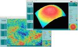 FIGURE 3. Optical profiling can measure the surface finish on a high-precision lens. Here, the remnant surface structure is clearly visible. FIGURE 3. Optical profiling can measure the surface finish on a high-precision lens. Here, the remnant surface structure is clearly visible.