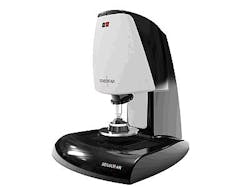 FIGURE 4. Sensofar’s PLu apex measurement system (left) for aspheres uses Confocal Tracking (right). FIGURE 4. Sensofar’s PLu apex measurement system (left) for aspheres uses Confocal Tracking (right).