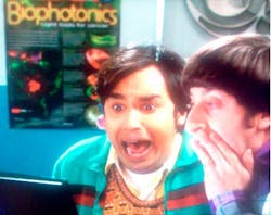The Big Bang show has showcased photonics in numerous episodes, amongst the personal shenanigans of the cast. The Big Bang show has showcased photonics in numerous episodes, amongst the personal shenanigans of the cast.