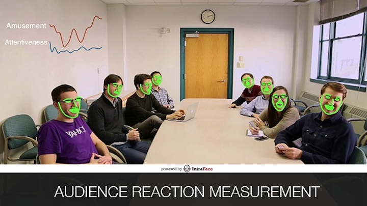 Carnegie Mellon University is making its facial feature tracking software available to fellow researchers. IntraFace, says CMU, is so efficient that it can run on most smartphones. (Image credit: Carnegie Mellon University)