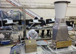 The second Geostationary Lightning Mapper undergoes final testing in Lockheed Martin&rsquo;s Denver location, where technicians will integrate it with the GOES-S weather satellite. This GLM was delivered after a build and test program at the Advanced Technology Center in Palo Alto, California.