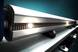 FIGURE 2. An artist's illustration shows a close-up of a single undulator module in LCLS, which is 2 m long and weighs about a ton. What look like teeth are the north-south poles of magnets, with alternating polarity. FIGURE 2. An artist's illustration shows a close-up of a single undulator module in LCLS, which is 2 m long and weighs about a ton. What look like teeth are the north-south poles of magnets, with alternating polarity.