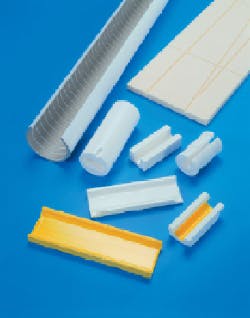 FIGURE 2. Alumina ceramics are well suited to waveguides used in CO2 lasers because the material has excellent optical properties at the 10.6 µm laser wavelength, high mechanical strength, and the ability to withstand working temperatures in excess of 1000°C. FIGURE 2. Alumina ceramics are well suited to waveguides used in CO2 lasers because the material has excellent optical properties at the 10.6 µm laser wavelength, high mechanical strength, and the ability to withstand working temperatures in excess of 1000°C.