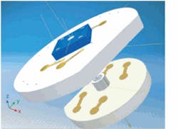 FIGURE 2. A microelectromechanical systems (MEMS)-based endoscopic probe with an 8 mm diameter is going in vivo for visual cancer diagnosis. FIGURE 2. A microelectromechanical systems (MEMS)-based endoscopic probe with an 8 mm diameter is going in vivo for visual cancer diagnosis.