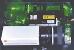Digital holographic data-storage system developed at Rockwell Science Center is based on Fe:LiNbO3 and achieves a total data-storage capacity of 10 Gbyte. Digital holographic data-storage system developed at Rockwell Science Center is based on Fe:LiNbO3 and achieves a total data-storage capacity of 10 Gbyte.