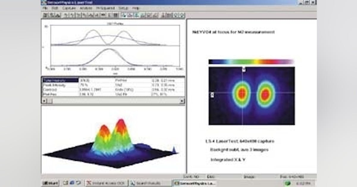 Personal computer technology simplifies beam profiling | Laser Focus World