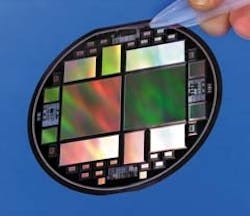 FIGURE 1. Researchers at Lawrence Berkeley National Laboratory have developed a prototype CCD with high quantum efficiency extending from blue- to near-infrared wavelengths for observing red-shifted light from supernova that are thought to be about two-thirds as old as the universe. FIGURE 1. Researchers at Lawrence Berkeley National Laboratory have developed a prototype CCD with high quantum efficiency extending from blue- to near-infrared wavelengths for observing red-shifted light from supernova that are thought to be about two-thirds as old as the universe.