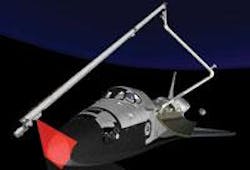 Laser imaging of the Space Shuttle Discovery in August provided engineers on the ground with 3-D models at 0.5-mm resolution to inspect for cracks in heat-shield tiles prior to atmospheric reentry. Laser imaging of the Space Shuttle Discovery in August provided engineers on the ground with 3-D models at 0.5-mm resolution to inspect for cracks in heat-shield tiles prior to atmospheric reentry.