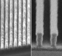 High-refractive-index immersion material makes sub-30-nm photolithographic feature sizes possible. High-refractive-index immersion material makes sub-30-nm photolithographic feature sizes possible.