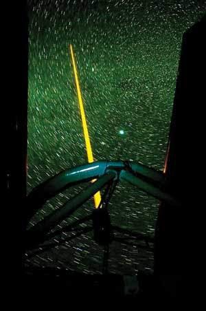 FIGURE 3. Raman fiber lasers are being used in adaptive-optics systems for telescopes such as the European Southern Observatory (Garching, Germany) Laser Guide Star Facility on the VLT-UT4 telescope in Cerro Paranal, Chile.