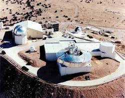 The Starfire Optical Range has developed and tested a sodium-laser guide-star system, used in combination with adaptive optics to compensate for wavefront-degrading atmospheric turbulence. The Starfire Optical Range has developed and tested a sodium-laser guide-star system, used in combination with adaptive optics to compensate for wavefront-degrading atmospheric turbulence.