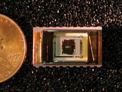FIGURE 3. The Spectrum Sensor optical spectrum analyzer commercialized by NanoLambda relies on surface plasmonics to achieve noninvasive, multiwavelength spectral analysis of hemoglobin and glucose. FIGURE 3. The Spectrum Sensor optical spectrum analyzer commercialized by NanoLambda relies on surface plasmonics to achieve noninvasive, multiwavelength spectral analysis of hemoglobin and glucose.