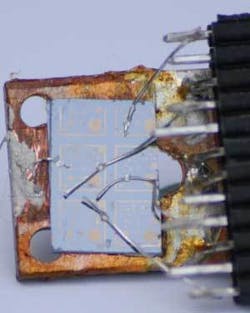 A semiconductor quantum-well saser is fabricated on a gallium arsenide substrate. The device emits a phonon beam at 2.1 meV energy (510 GHz frequency). A semiconductor quantum-well saser is fabricated on a gallium arsenide substrate. The device emits a phonon beam at 2.1 meV energy (510 GHz frequency).