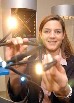 The use of fiberoptics instead of a heat-emitting light source in proximity to an illuminated area or object allows delivery of “cold light” into heat-sensitive environments. The use of fiberoptics instead of a heat-emitting light source in proximity to an illuminated area or object allows delivery of “cold light” into heat-sensitive environments.