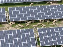 The silicon-based mono- and polycrystalline panels of the largest solar park in the world at Pocking, Germany, generate 10 MWh of electricity every year, providing a portion of the 3.5% of the world's energy (using 2003 figures) that come from solar, wind, and geothermal resources. The silicon-based mono- and polycrystalline panels of the largest solar park in the world at Pocking, Germany, generate 10 MWh of electricity every year, providing a portion of the 3.5% of the world's energy (using 2003 figures) that come from solar, wind, and geothermal resources.