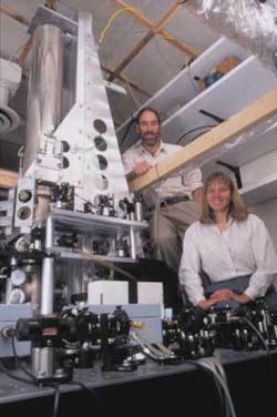NIST-F1 is a cesium-fountain atomic clock in Boulder, CO, that, along with other international atomic clocks, helps define the official world time standard. In 2000 the uncertainty in the clock’s accuracy was about 1 x 10-15, but by the summer of 2005, the uncertainty was reduced to about 5 x 10-16 (see www.tf.nist.gov/cesium/fountain.htm). NIST-F1 is a cesium-fountain atomic clock in Boulder, CO, that, along with other international atomic clocks, helps define the official world time standard. In 2000 the uncertainty in the clock’s accuracy was about 1 x 10-15, but by the summer of 2005, the uncertainty was reduced to about 5 x 10-16 (see www.tf.nist.gov/cesium/fountain.htm).