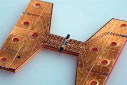 A silicon-based waveguide modulator transmits data at up to 30 Gbit/s (or approximately 8000 digital photos per second). Future improvements will push this to 40 Gbit/s. A silicon-based waveguide modulator transmits data at up to 30 Gbit/s (or approximately 8000 digital photos per second). Future improvements will push this to 40 Gbit/s.