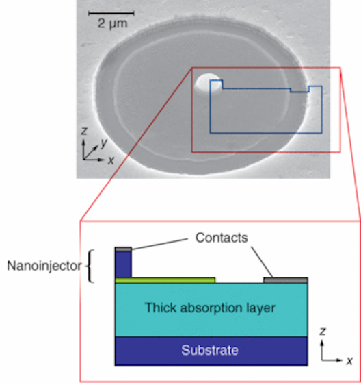 Longwave infrared detectors Inspired by nature, IR detector targets
