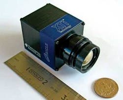 FIGURE 3. Elimination of thermoelectric heater-cooler hardware and shutterless operation allows the MIRICLE 110KS thermal-imaging camera to fit into a minimal-volume, compact, ruggedized package.