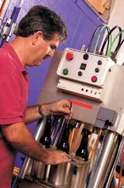 FIGURE 1. Advances in compact near-infrared spectrometers are bringing science to such food arts as beer brewing, shown here, and wine making. FIGURE 1. Advances in compact near-infrared spectrometers are bringing science to such food arts as beer brewing, shown here, and wine making.