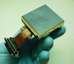 FIGURE 2. The HAWAII-2RG (H2RG) is a 2048 × 2048-pixel imaging array. FIGURE 2. The HAWAII-2RG (H2RG) is a 2048 × 2048-pixel imaging array.