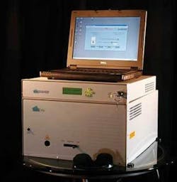 The first ultrafast-laser product from Raydiance is a desktop-size developer’s toolkit called the 1552 platform, which uses a 1552 nm erbium-doped fiber laser as the source. According to the company, the system was purposely designed more like a personal computer than a conventional laser system. The first ultrafast-laser product from Raydiance is a desktop-size developer’s toolkit called the 1552 platform, which uses a 1552 nm erbium-doped fiber laser as the source. According to the company, the system was purposely designed more like a personal computer than a conventional laser system.