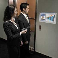 FIGURE 1. Mobile projection technologies open up a range of viewing possibilities for users who want a big-screen viewing experience from devices as small as cell phones. FIGURE 1. Mobile projection technologies open up a range of viewing possibilities for users who want a big-screen viewing experience from devices as small as cell phones.