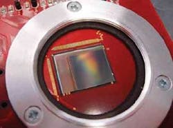 The Mi3 project&rsquo;s Vanilla sensor (here, bonded to printed-circuit board) is a multipurpose active-pixel sensor developed by the Mi3 Consortium in the U.K.