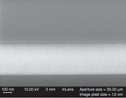 FIGURE 1. A fiber laser can be used for pulsed laser deposition to fabricate smooth zirconium oxide films on silicon. The picosecond pulses allow deposition of amorphous films at room temperature and the high repetition rate enables the upscaling of the growth rate while maintaining the high quality of the deposited films. Growth rate is comparable to other pulsed vapor deposition methods and is in the range of a few nanometers per second. FIGURE 1. A fiber laser can be used for pulsed laser deposition to fabricate smooth zirconium oxide films on silicon. The picosecond pulses allow deposition of amorphous films at room temperature and the high repetition rate enables the upscaling of the growth rate while maintaining the high quality of the deposited films. Growth rate is comparable to other pulsed vapor deposition methods and is in the range of a few nanometers per second.
